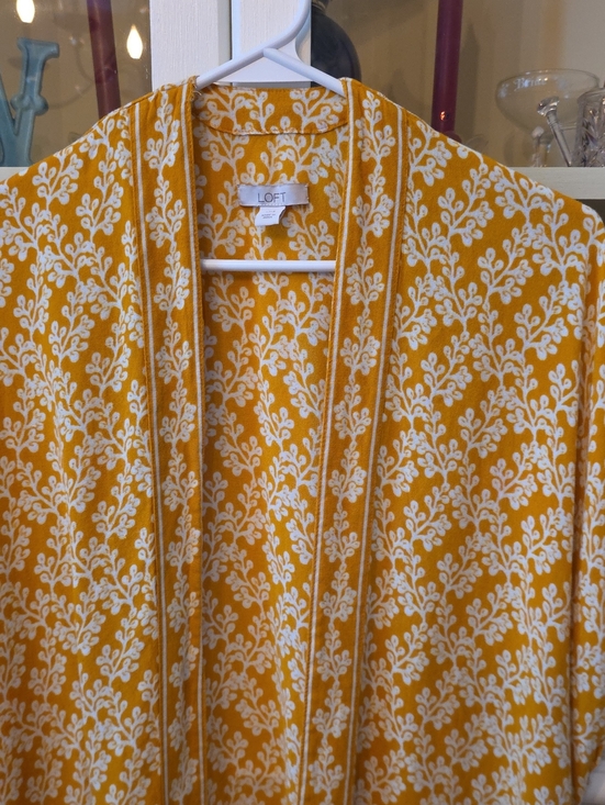 LOFT Tops - Women's patterned open-front Tunic